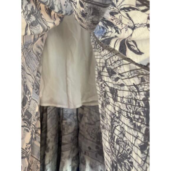 Anthropologie pilcro Linen blend asymmetrical maxi skirt small - Picture 4 of 8